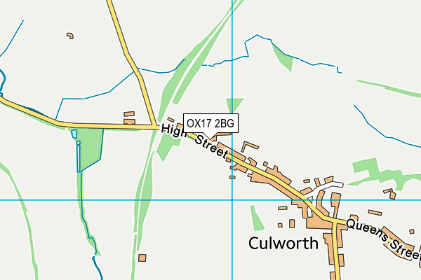 OX17 2BG map - OS VectorMap District (Ordnance Survey) OX17 2BG map - OS VectorMap District (Ordnance Survey)
