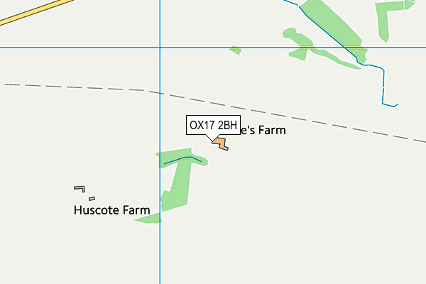 OX17 2BH map - OS VectorMap District (Ordnance Survey) OX17 2BH map - OS VectorMap District (Ordnance Survey)