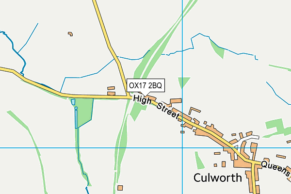 OX17 2BQ map - OS VectorMap District (Ordnance Survey) OX17 2BQ map - OS VectorMap District (Ordnance Survey)