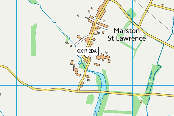 OX17 2DA map - OS VectorMap District (Ordnance Survey) OX17 2DA map - OS VectorMap District (Ordnance Survey)