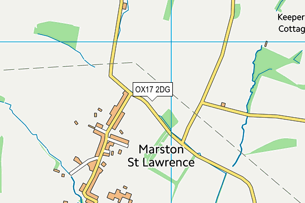 OX17 2DG map - OS VectorMap District (Ordnance Survey) OX17 2DG map - OS VectorMap District (Ordnance Survey)
