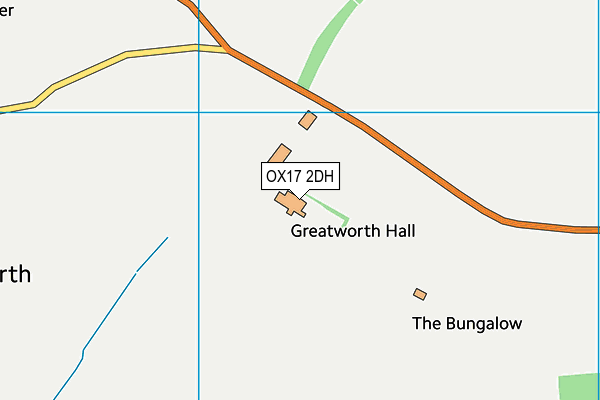 OX17 2DH map - OS VectorMap District (Ordnance Survey) OX17 2DH map - OS VectorMap District (Ordnance Survey)