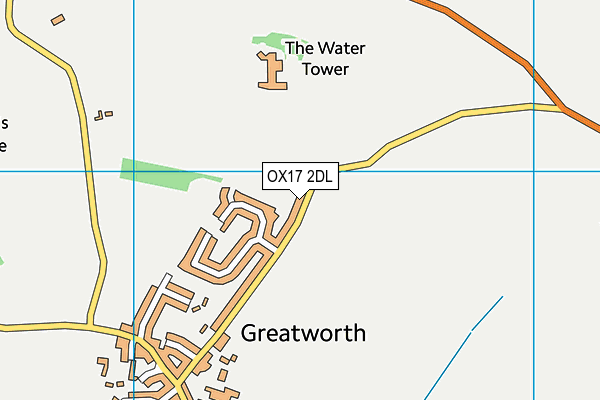 OX17 2DL map - OS VectorMap District (Ordnance Survey) OX17 2DL map - OS VectorMap District (Ordnance Survey)