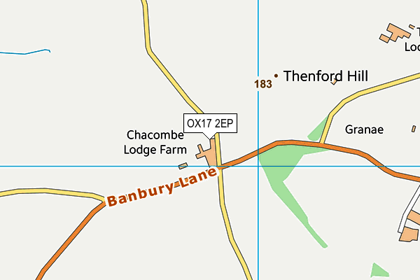 OX17 2EP map - OS VectorMap District (Ordnance Survey) OX17 2EP map - OS VectorMap District (Ordnance Survey)
