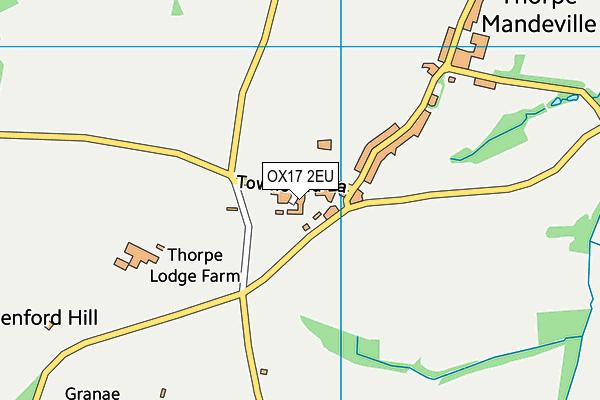 OX17 2EU map - OS VectorMap District (Ordnance Survey) OX17 2EU map - OS VectorMap District (Ordnance Survey)