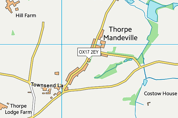 OX17 2EY map - OS VectorMap District (Ordnance Survey) OX17 2EY map - OS VectorMap District (Ordnance Survey)