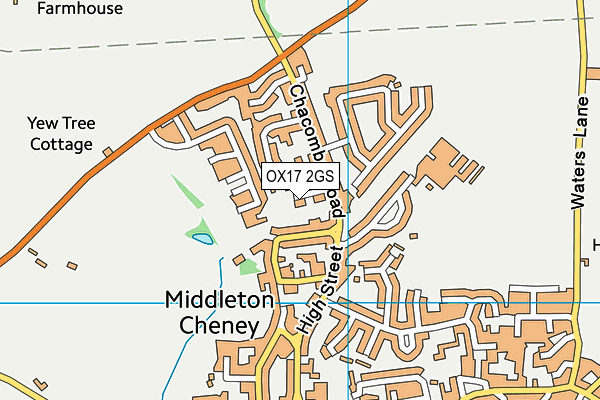 OX17 2GS map - OS VectorMap District (Ordnance Survey) OX17 2GS map - OS VectorMap District (Ordnance Survey)