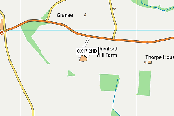 OX17 2HD map - OS VectorMap District (Ordnance Survey) OX17 2HD map - OS VectorMap District (Ordnance Survey)