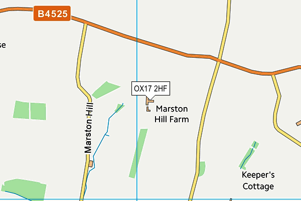 OX17 2HF map - OS VectorMap District (Ordnance Survey) OX17 2HF map - OS VectorMap District (Ordnance Survey)