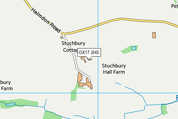 OX17 2HS map - OS VectorMap District (Ordnance Survey) OX17 2HS map - OS VectorMap District (Ordnance Survey)