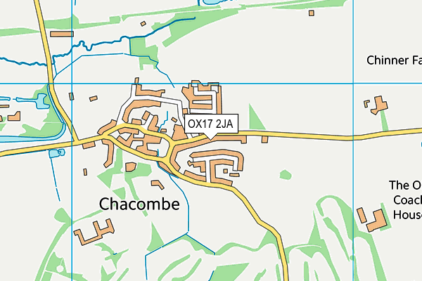 OX17 2JA map - OS VectorMap District (Ordnance Survey) OX17 2JA map - OS VectorMap District (Ordnance Survey)