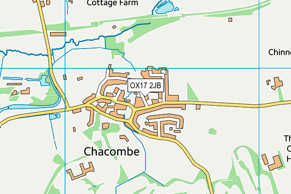 OX17 2JB map - OS VectorMap District (Ordnance Survey) OX17 2JB map - OS VectorMap District (Ordnance Survey)