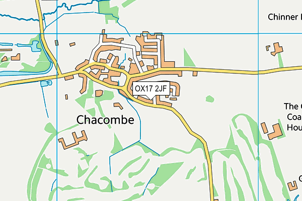 OX17 2JF map - OS VectorMap District (Ordnance Survey) OX17 2JF map - OS VectorMap District (Ordnance Survey)