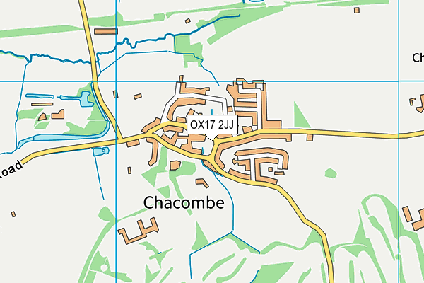 OX17 2JJ map - OS VectorMap District (Ordnance Survey) OX17 2JJ map - OS VectorMap District (Ordnance Survey)