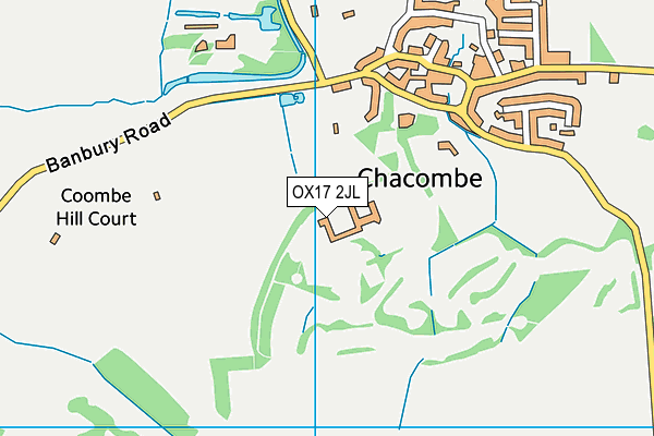 OX17 2JL map - OS VectorMap District (Ordnance Survey) OX17 2JL map - OS VectorMap District (Ordnance Survey)