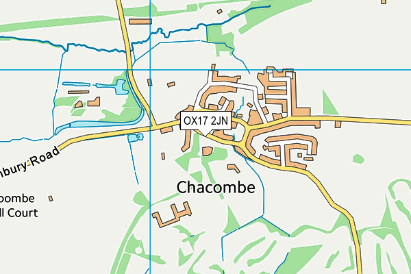 OX17 2JN map - OS VectorMap District (Ordnance Survey) OX17 2JN map - OS VectorMap District (Ordnance Survey)