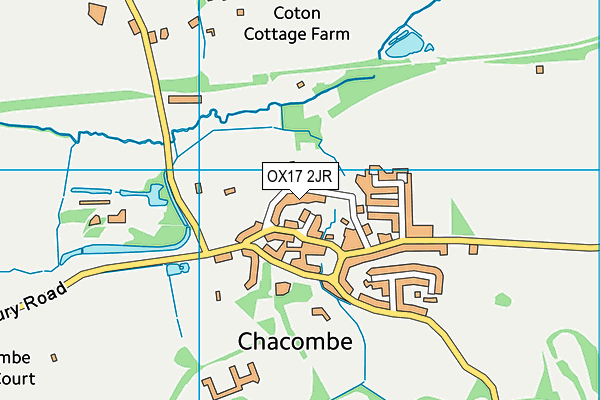 OX17 2JR map - OS VectorMap District (Ordnance Survey) OX17 2JR map - OS VectorMap District (Ordnance Survey)