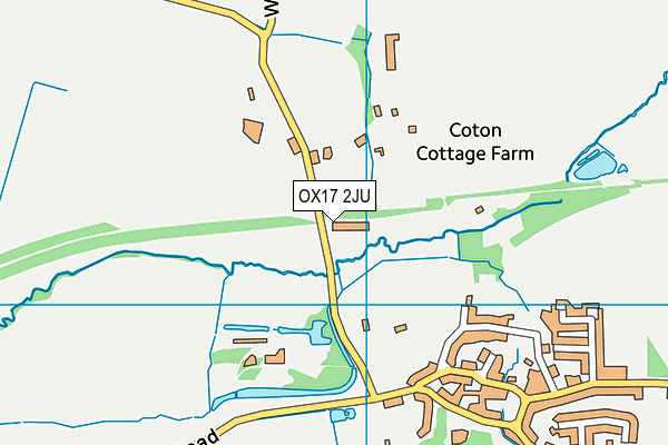 OX17 2JU map - OS VectorMap District (Ordnance Survey) OX17 2JU map - OS VectorMap District (Ordnance Survey)