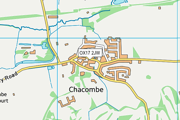 OX17 2JW map - OS VectorMap District (Ordnance Survey) OX17 2JW map - OS VectorMap District (Ordnance Survey)