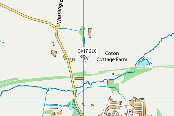 OX17 2JX map - OS VectorMap District (Ordnance Survey) OX17 2JX map - OS VectorMap District (Ordnance Survey)