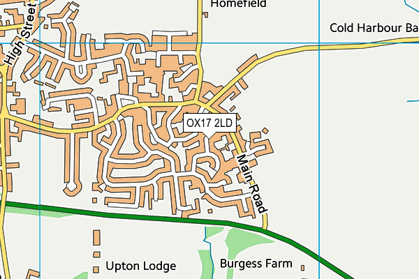 OX17 2LD map - OS VectorMap District (Ordnance Survey) OX17 2LD map - OS VectorMap District (Ordnance Survey)