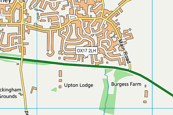 OX17 2LH map - OS VectorMap District (Ordnance Survey) OX17 2LH map - OS VectorMap District (Ordnance Survey)