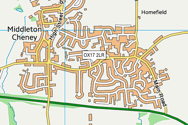 OX17 2LR map - OS VectorMap District (Ordnance Survey) OX17 2LR map - OS VectorMap District (Ordnance Survey)
