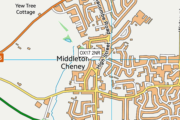 OX17 2NR map - OS VectorMap District (Ordnance Survey) OX17 2NR map - OS VectorMap District (Ordnance Survey)