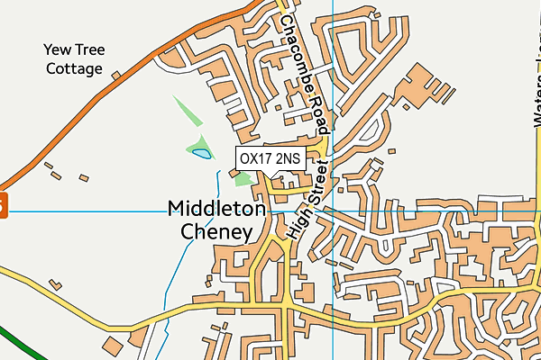 OX17 2NS map - OS VectorMap District (Ordnance Survey) OX17 2NS map - OS VectorMap District (Ordnance Survey)