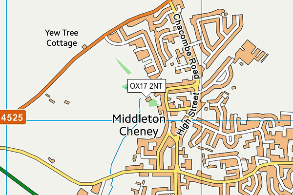 OX17 2NT map - OS VectorMap District (Ordnance Survey) OX17 2NT map - OS VectorMap District (Ordnance Survey)