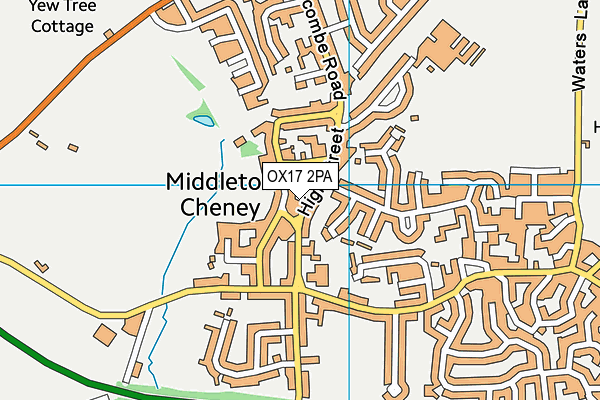 OX17 2PA map - OS VectorMap District (Ordnance Survey) OX17 2PA map - OS VectorMap District (Ordnance Survey)