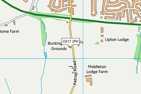 OX17 2PH map - OS VectorMap District (Ordnance Survey) OX17 2PH map - OS VectorMap District (Ordnance Survey)