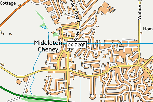OX17 2QF map - OS VectorMap District (Ordnance Survey) OX17 2QF map - OS VectorMap District (Ordnance Survey)