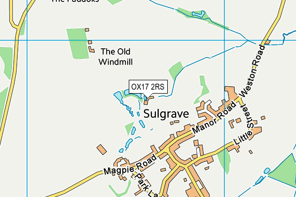 OX17 2RS map - OS VectorMap District (Ordnance Survey) OX17 2RS map - OS VectorMap District (Ordnance Survey)