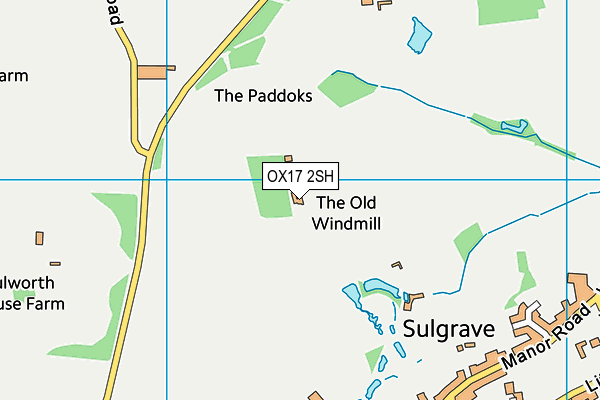 OX17 2SH map - OS VectorMap District (Ordnance Survey) OX17 2SH map - OS VectorMap District (Ordnance Survey)