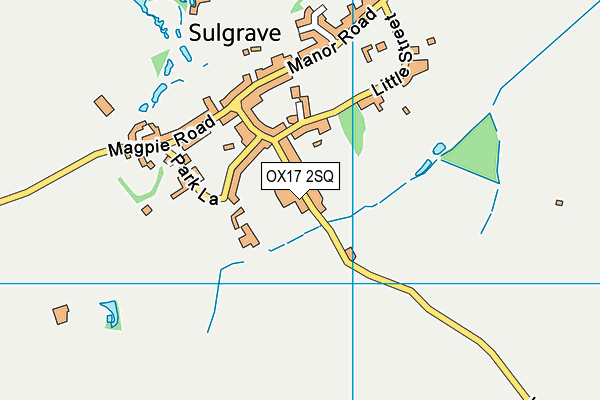 OX17 2SQ map - OS VectorMap District (Ordnance Survey) OX17 2SQ map - OS VectorMap District (Ordnance Survey)