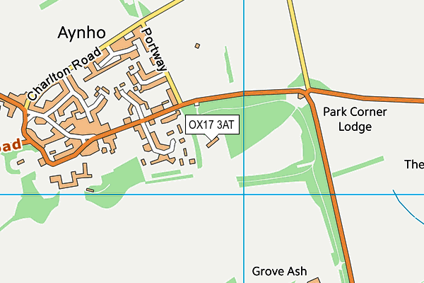 OX17 3AT map - OS VectorMap District (Ordnance Survey) OX17 3AT map - OS VectorMap District (Ordnance Survey)
