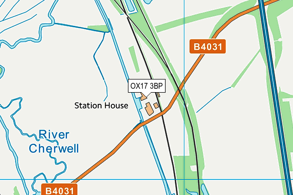 OX17 3BP map - OS VectorMap District (Ordnance Survey) OX17 3BP map - OS VectorMap District (Ordnance Survey)