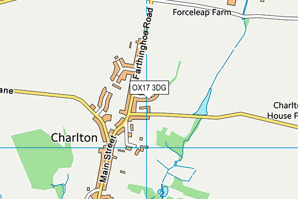 OX17 3DG map - OS VectorMap District (Ordnance Survey) OX17 3DG map - OS VectorMap District (Ordnance Survey)
