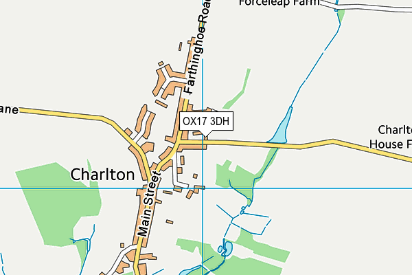 OX17 3DH map - OS VectorMap District (Ordnance Survey) OX17 3DH map - OS VectorMap District (Ordnance Survey)