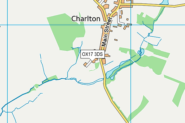 OX17 3DS map - OS VectorMap District (Ordnance Survey) OX17 3DS map - OS VectorMap District (Ordnance Survey)