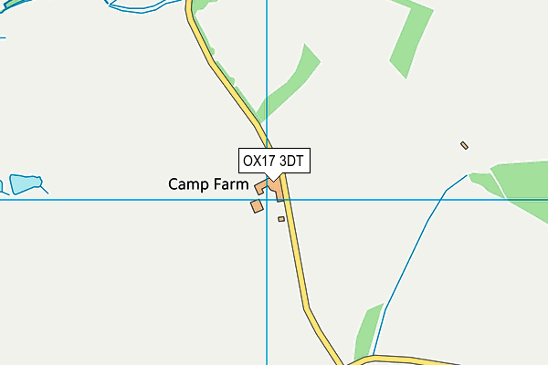 OX17 3DT map - OS VectorMap District (Ordnance Survey) OX17 3DT map - OS VectorMap District (Ordnance Survey)