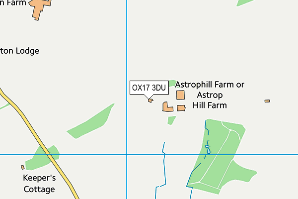 OX17 3DU map - OS VectorMap District (Ordnance Survey) OX17 3DU map - OS VectorMap District (Ordnance Survey)