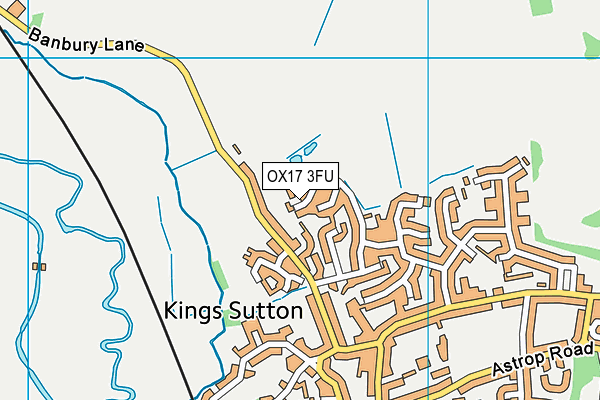 OX17 3FU map - OS VectorMap District (Ordnance Survey) OX17 3FU map - OS VectorMap District (Ordnance Survey)