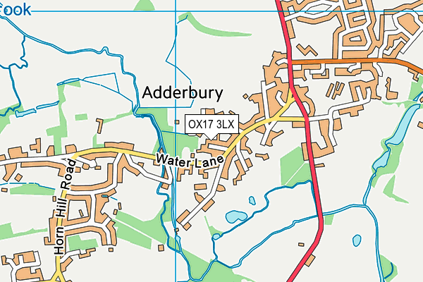 OX17 3LX map - OS VectorMap District (Ordnance Survey) OX17 3LX map - OS VectorMap District (Ordnance Survey)