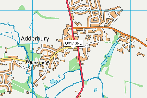 OX17 3NE map - OS VectorMap District (Ordnance Survey) OX17 3NE map - OS VectorMap District (Ordnance Survey)