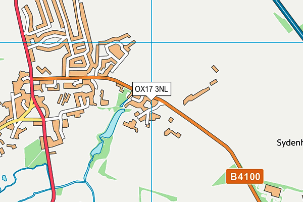 OX17 3NL map - OS VectorMap District (Ordnance Survey) OX17 3NL map - OS VectorMap District (Ordnance Survey)