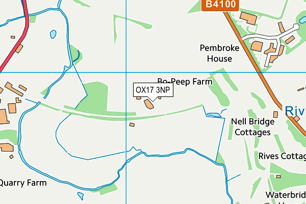OX17 3NP map - OS VectorMap District (Ordnance Survey) OX17 3NP map - OS VectorMap District (Ordnance Survey)