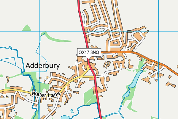 OX17 3NQ map - OS VectorMap District (Ordnance Survey) OX17 3NQ map - OS VectorMap District (Ordnance Survey)