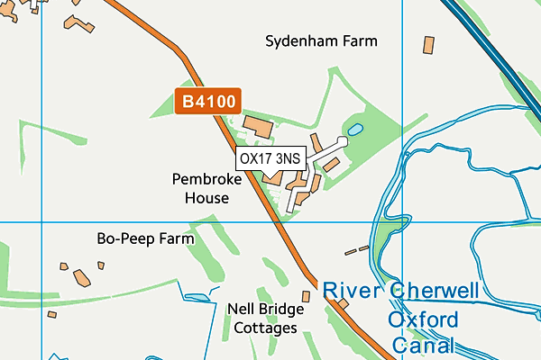 OX17 3NS map - OS VectorMap District (Ordnance Survey) OX17 3NS map - OS VectorMap District (Ordnance Survey)